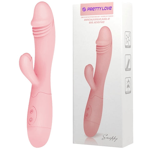 VIBRADOR DE DOBLE MOTOR PRETTY LOVE SNAPPY 2 USB