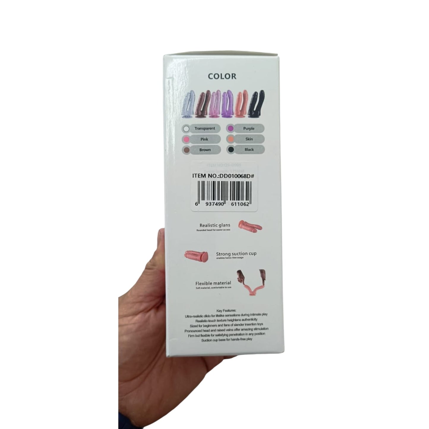 DILDO DOBLE PENETRACION CRISTAL GUM