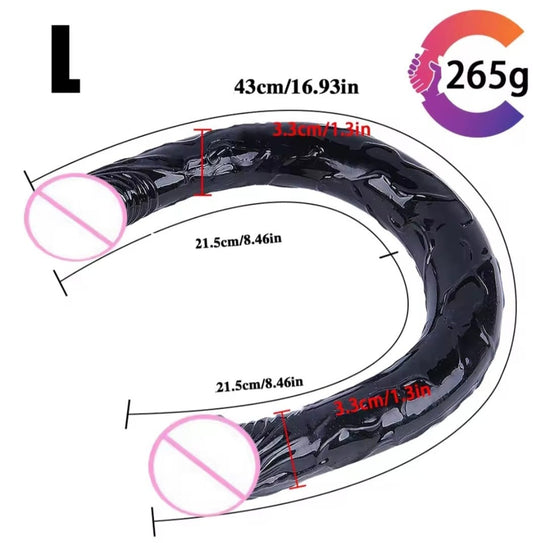 DILDO DOBLE PUNTA XXL