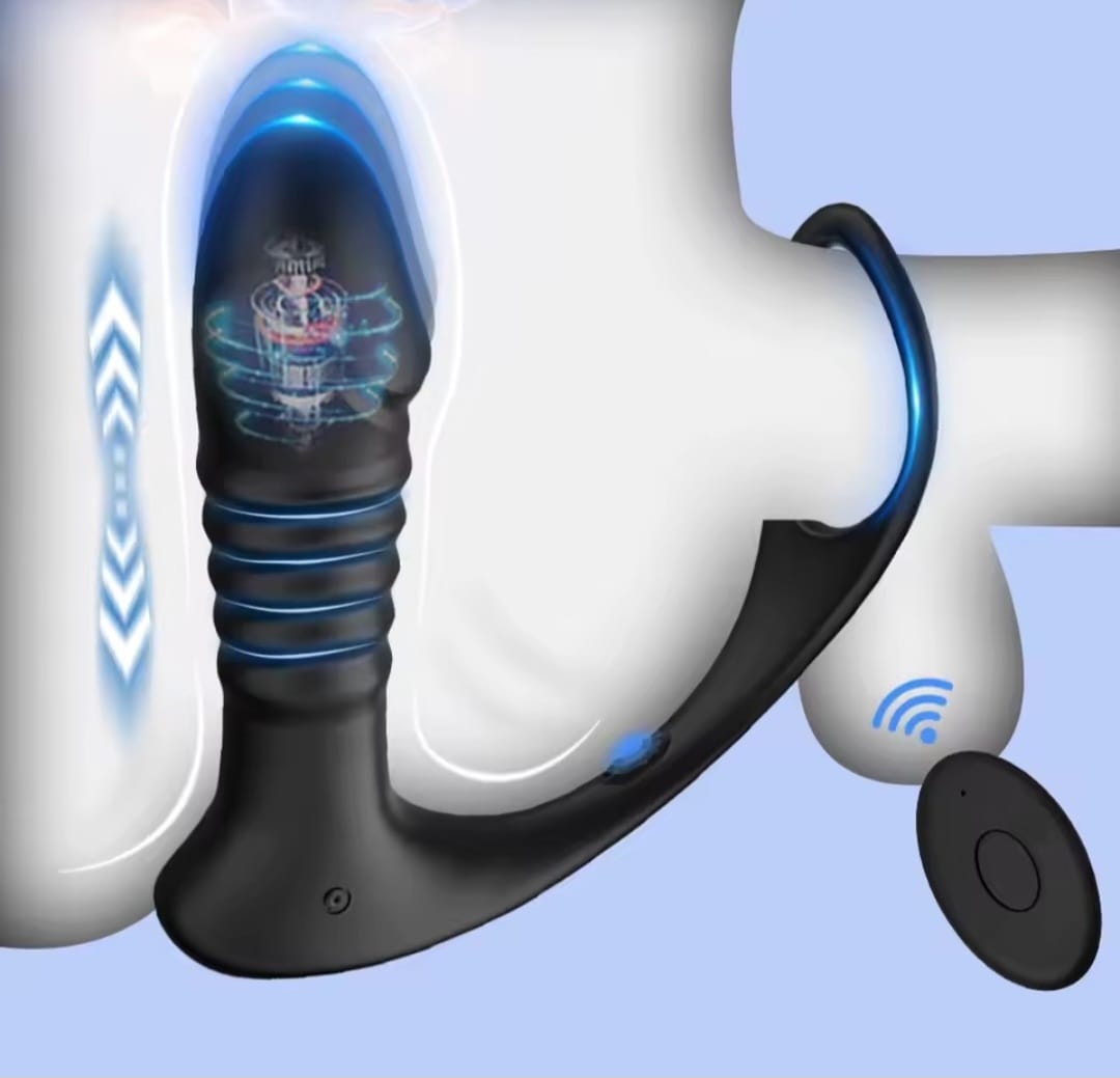 VIBRADOR ANAL CON CONTROL REMOTO