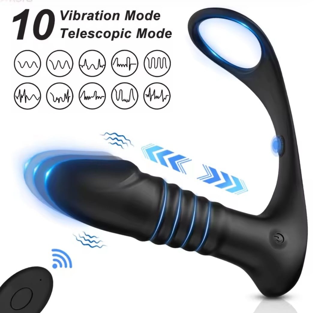 VIBRADOR ANAL CON CONTROL REMOTO
