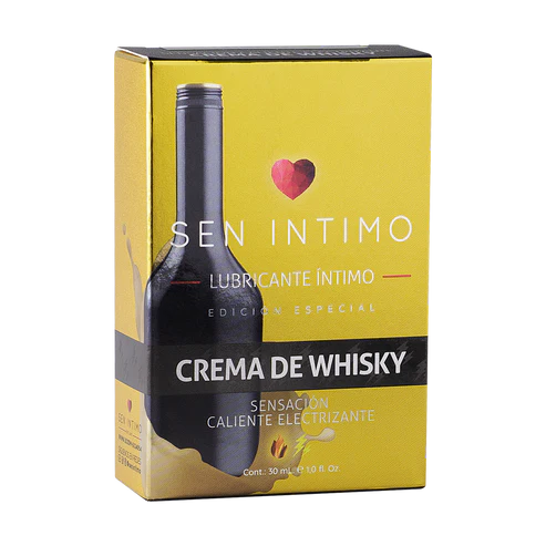 Lubricante intimo Sen intimo crema de whisky efecto caliente electrizante 30 ml