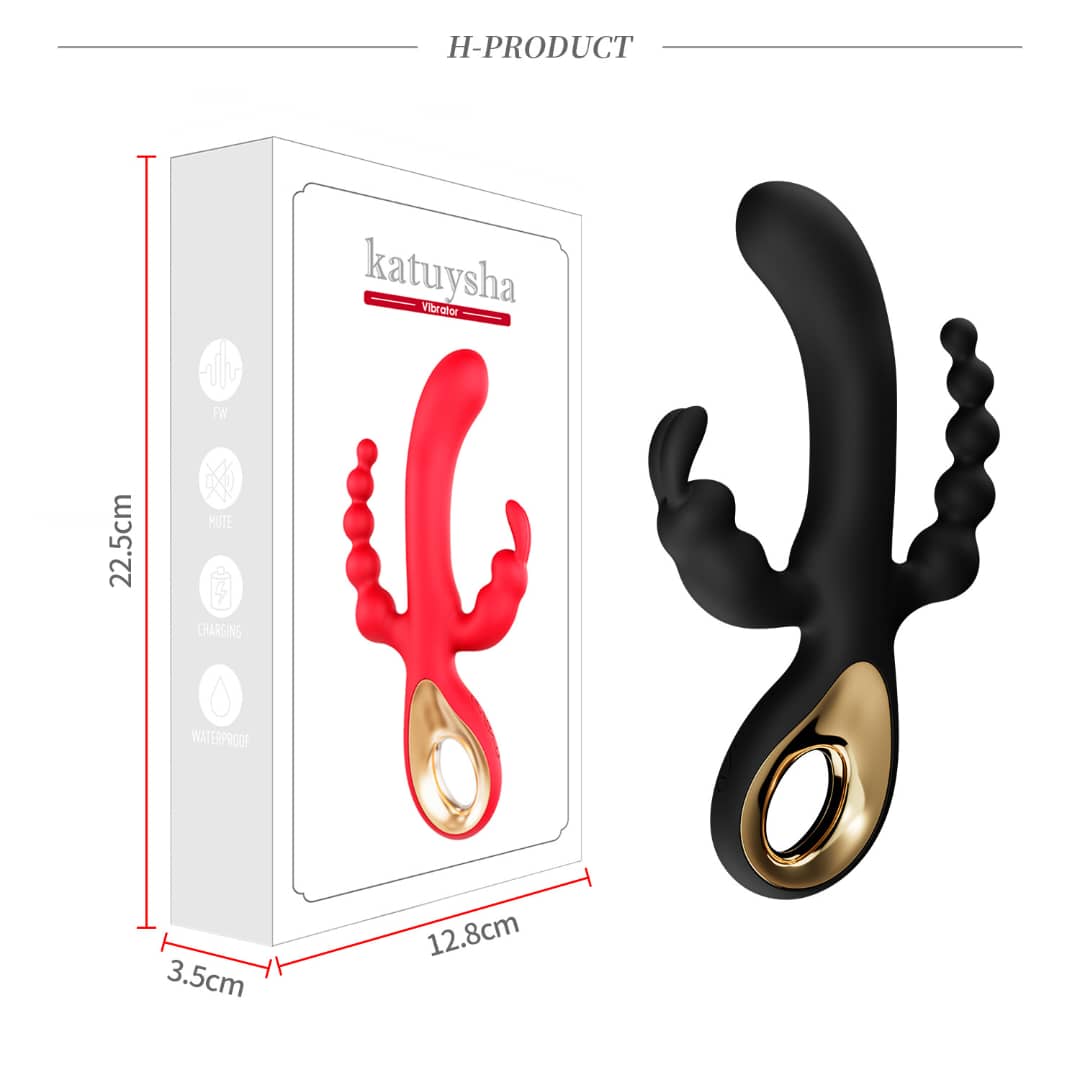 VIBRADOR KATUYSHA TRIPLE ESTIMULACION