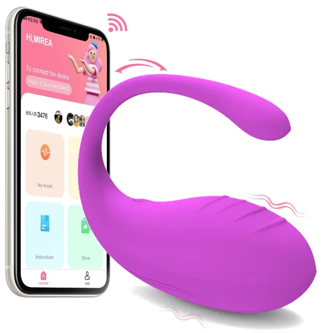 VIBRADOR TIPO FLAMENCO CONTROLADO POR APP RECARGA USB